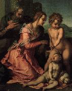 Andrea del Sarto Holy Family painting